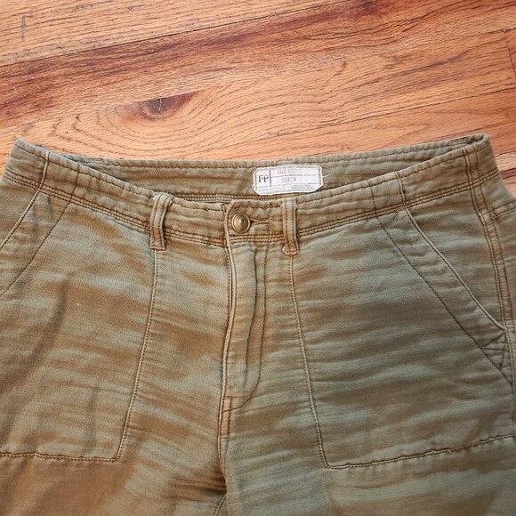Free People Olive Women’s Shorts Sz 6 - Picture 2 of 9